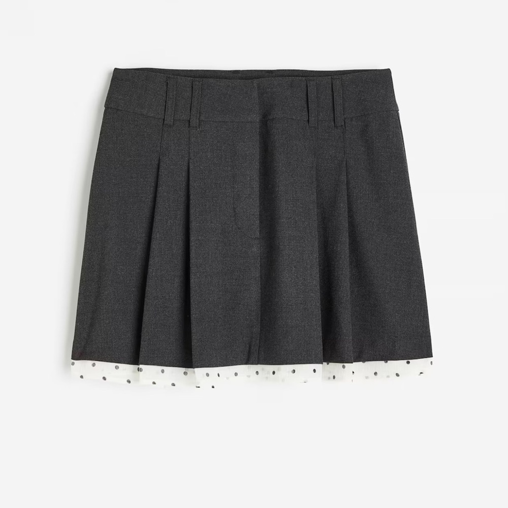 Pleated miniskirt from H&M